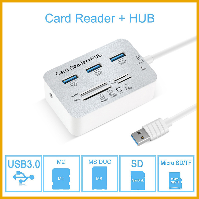Usb Hub Type C - 7in1 3포트 USB 타입 C 3.0