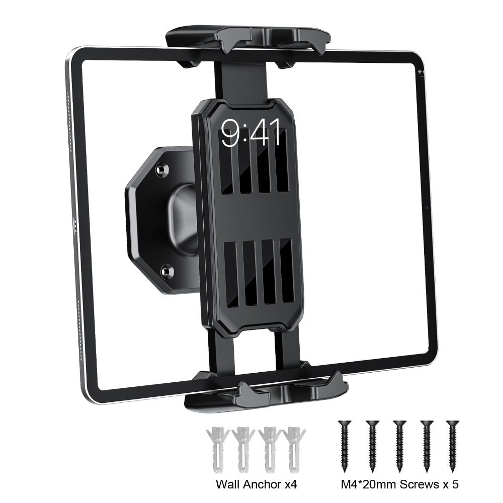 Tablet Holder Accessories - 벽걸이형 휴대폰/태블릿 거치대, 조절 가능한 클램프,