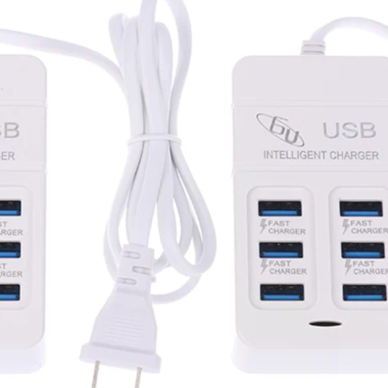 Usb Hub Type C - 1개 미국 플러그 6포트 멀티포트 USB
