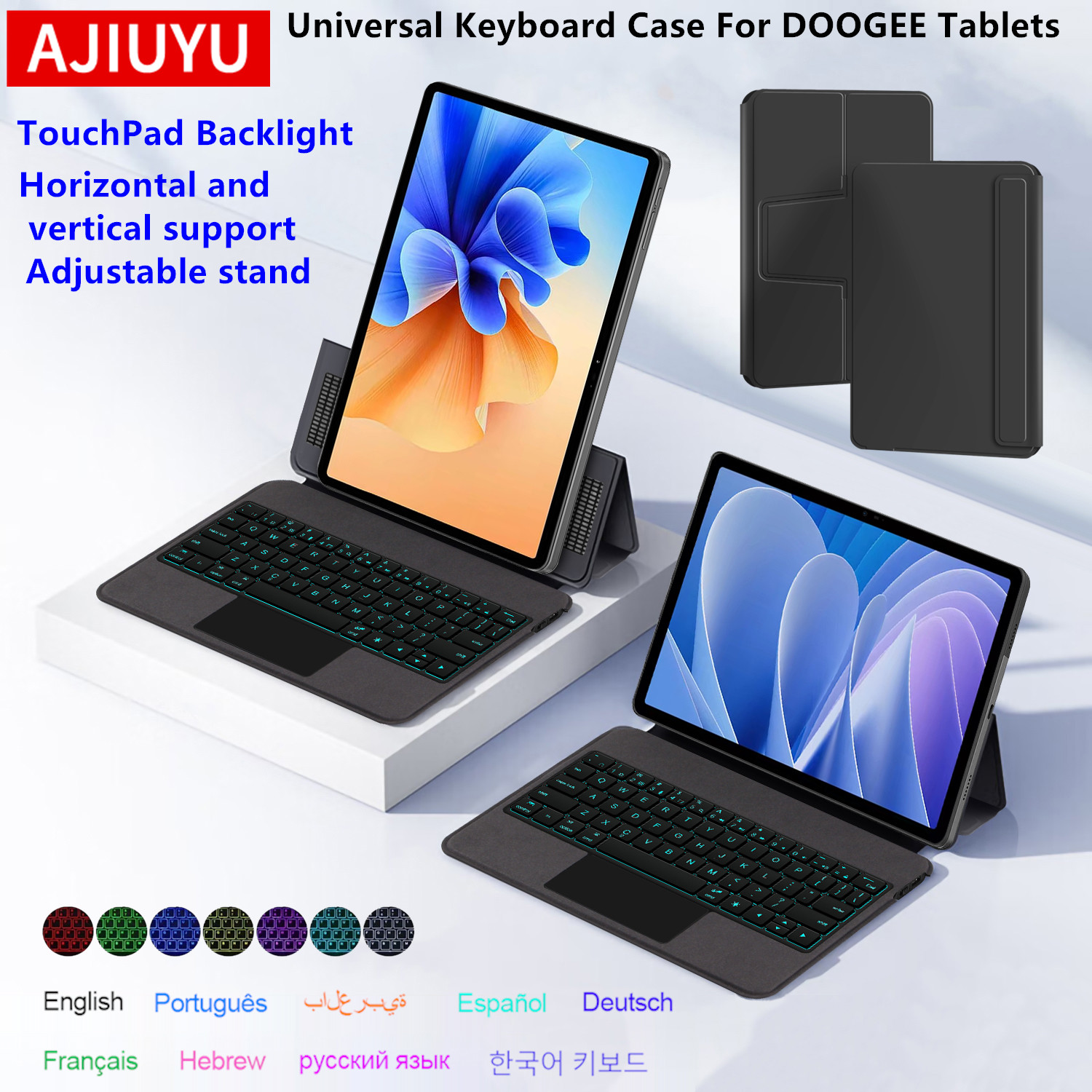 Tablet Accessories Keyboard - AJIUYU 터치패드 키보드 DOOGEE U11 /