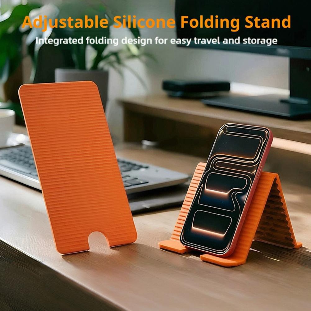 Tablet Holder Accessories - 유연한 접이식 실리콘 휴대폰 거치대 (아이폰,