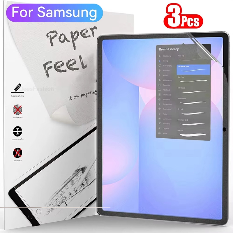 Tablet Accessories For Samsung - 3개입 종이 질감 스크린 보호필름 삼성