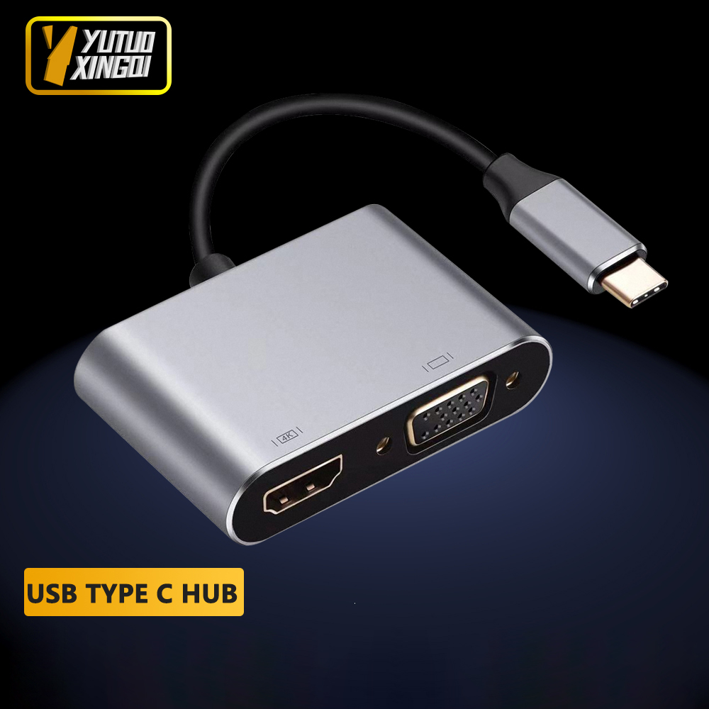 Usb Hub Type C - 4K USB 타입 C to VGA