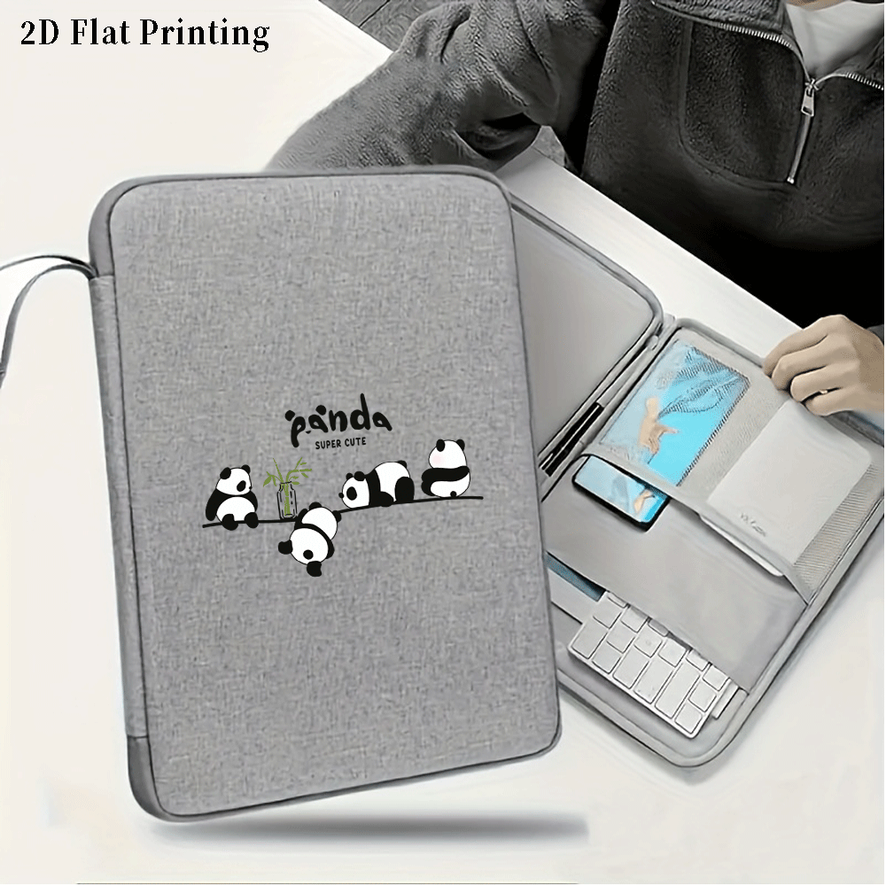 Xiaomi Tablet Accessories - 팬더 프린트 태블릿 슬리브 가방 10.9/12.9