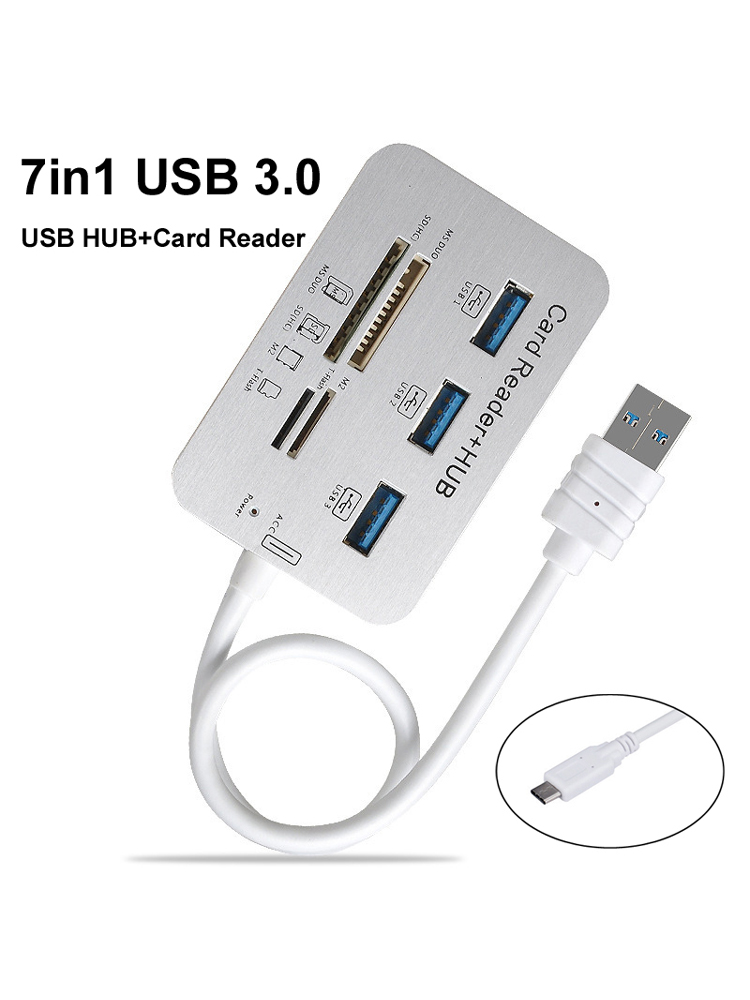 7in1 3포트 USB 타입 C 3.0 허브+4포트 확 - Usb Hub Type C 리뷰 및 가격