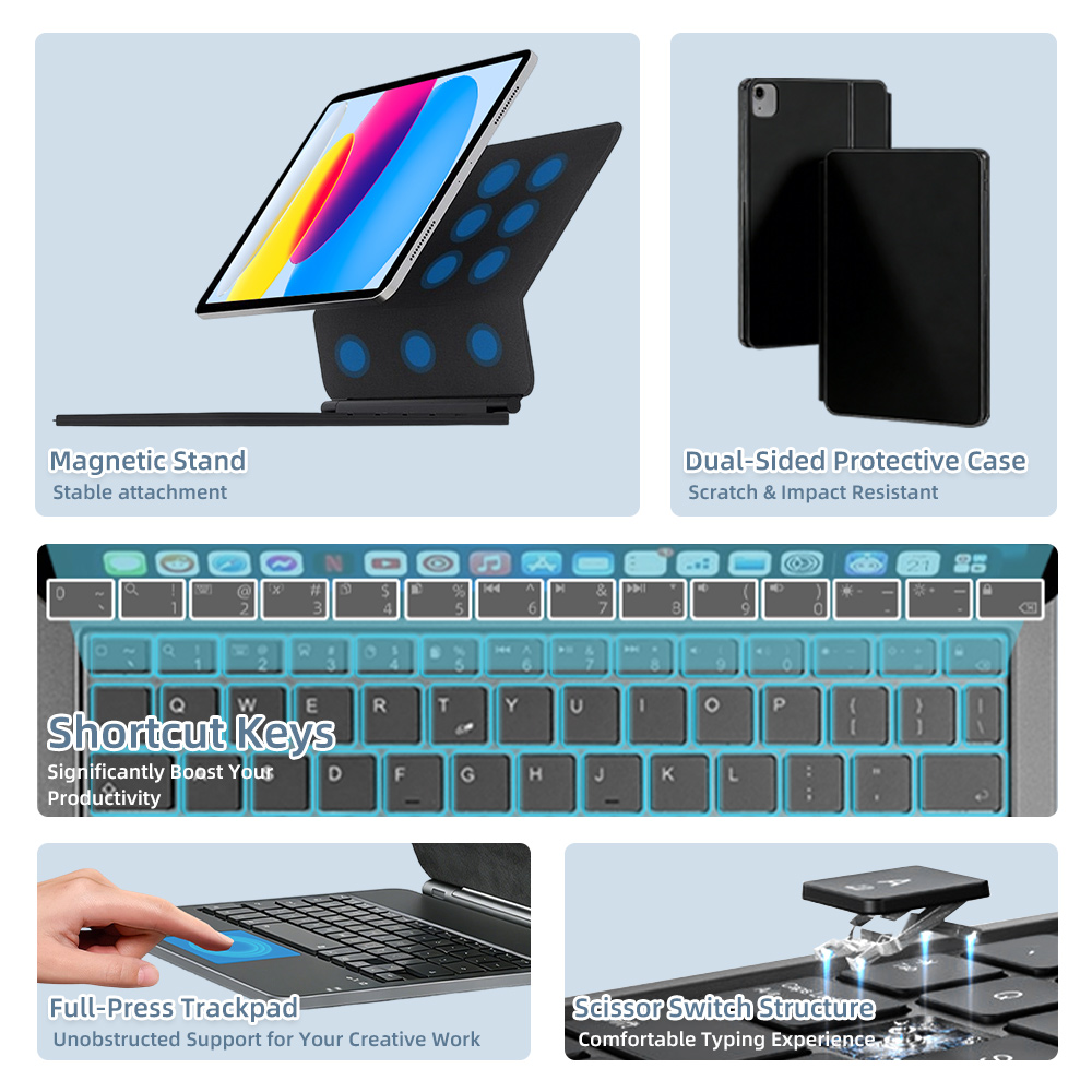2026 매직 키보드 블루투스 아이패드 10 11세대용 - Tablet Accessories Keyboard 리뷰 및 가격