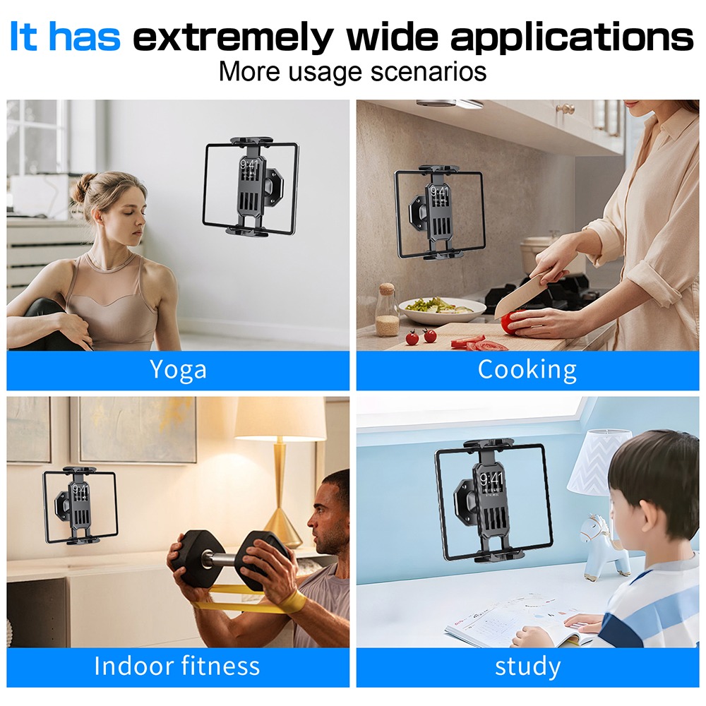 벽걸이형 휴대폰/태블릿 거치대, 조절 가능한 클램프,  - Tablet Holder Accessories 리뷰 및 가격