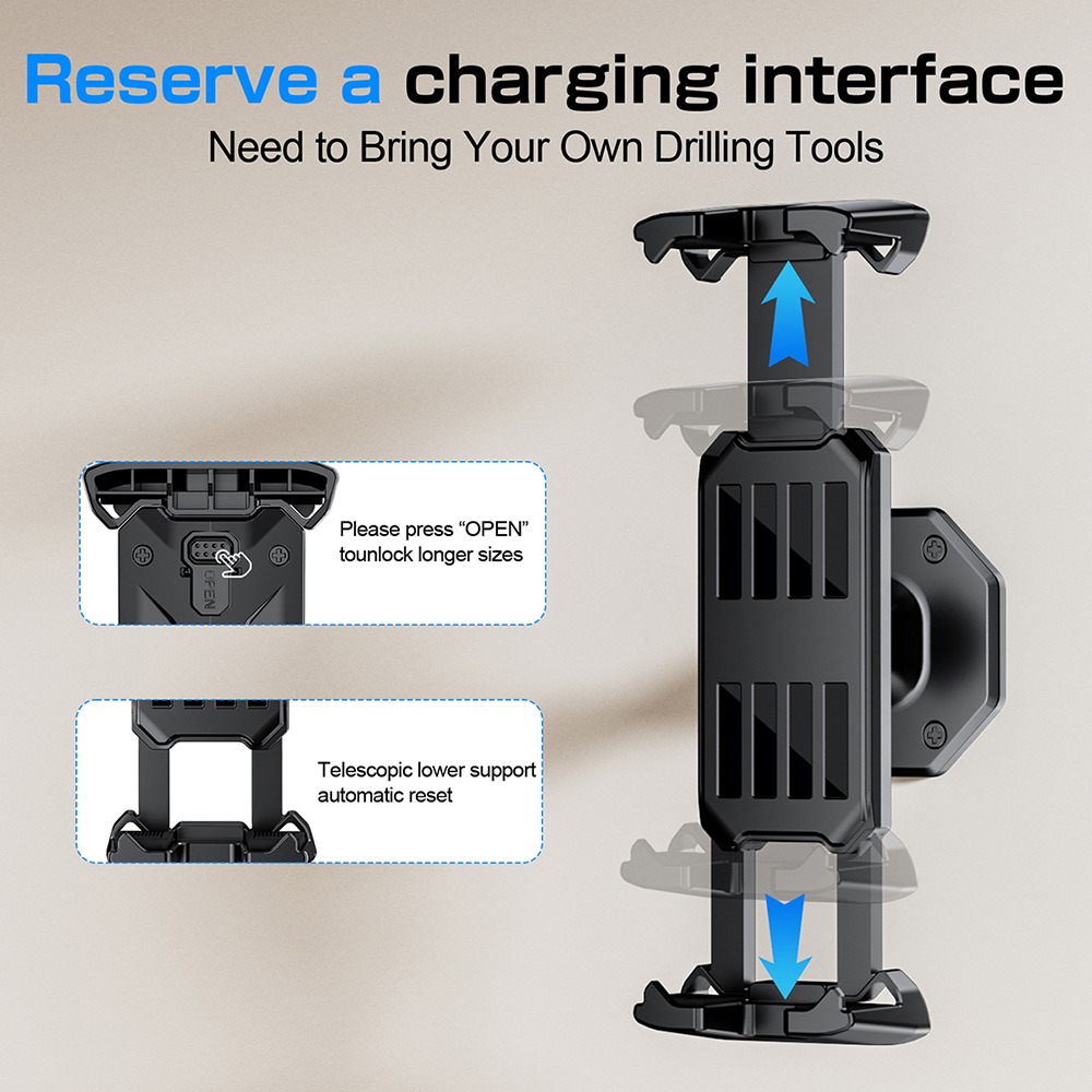 벽걸이형 휴대폰/태블릿 거치대, 조절 가능한 클램프,  - Tablet Holder Accessories 리뷰 및 가격