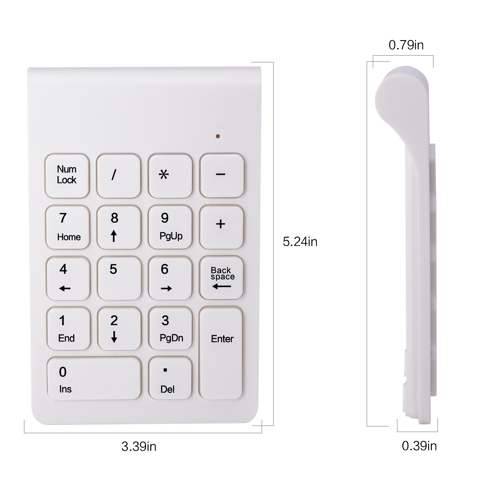 2.4G 무선 18키 미니 숫자 키패드 & 마우스 세트 - Tablet Accessories Keyboard 리뷰 및 가격