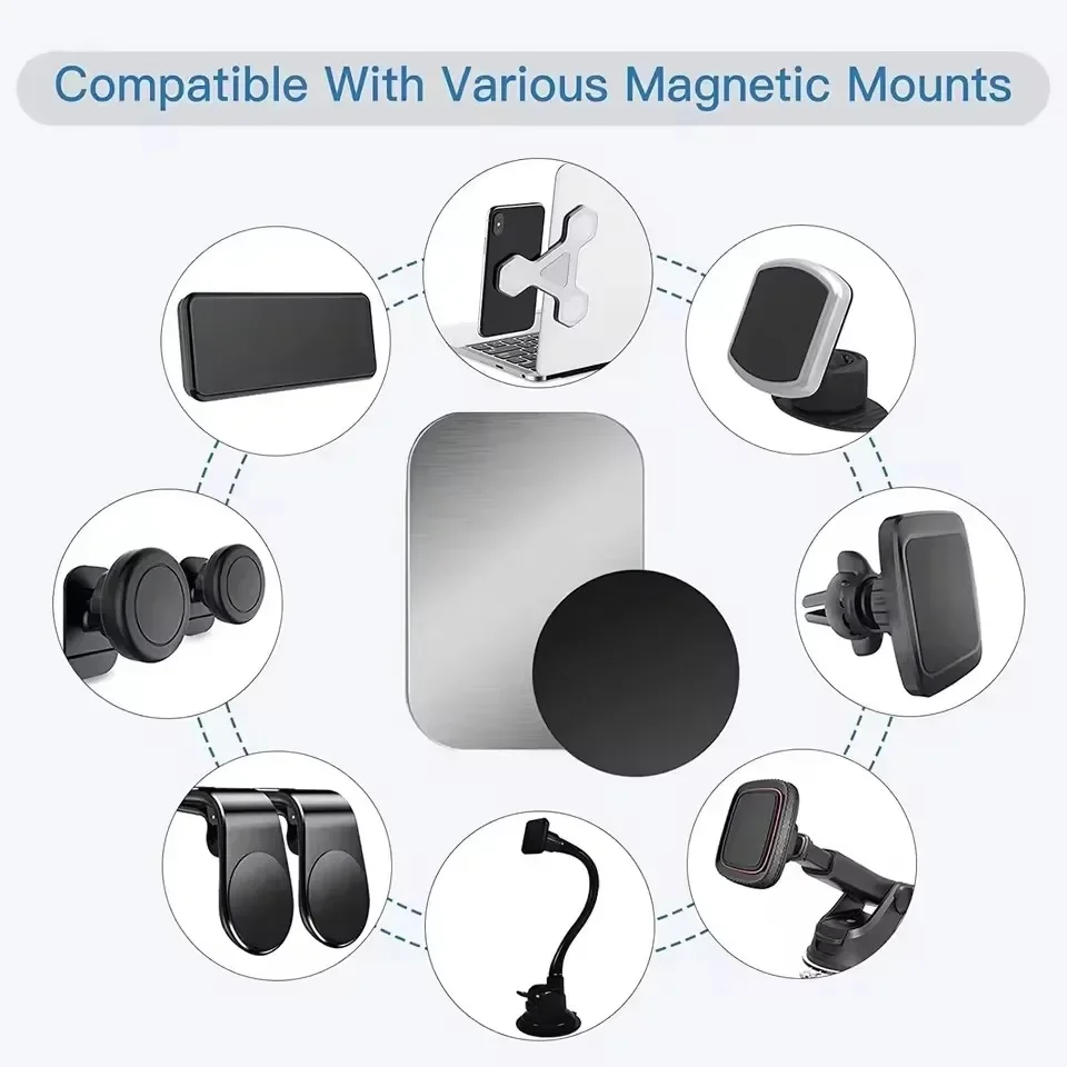 5/10pcs 자기 금속 플레이트 디스크 자동차 전화  - Tablet Car Accessories 리뷰 및 가격