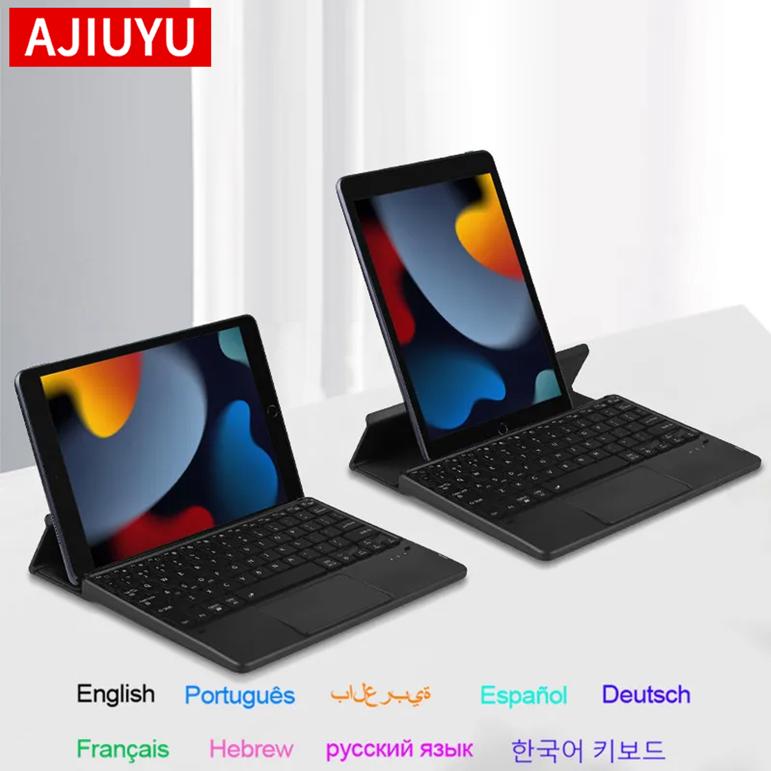 AJIUYU 접이식 블루투스 키보드 터치패드 백라이트  - Accessories For Android Tablet 리뷰 및 가격