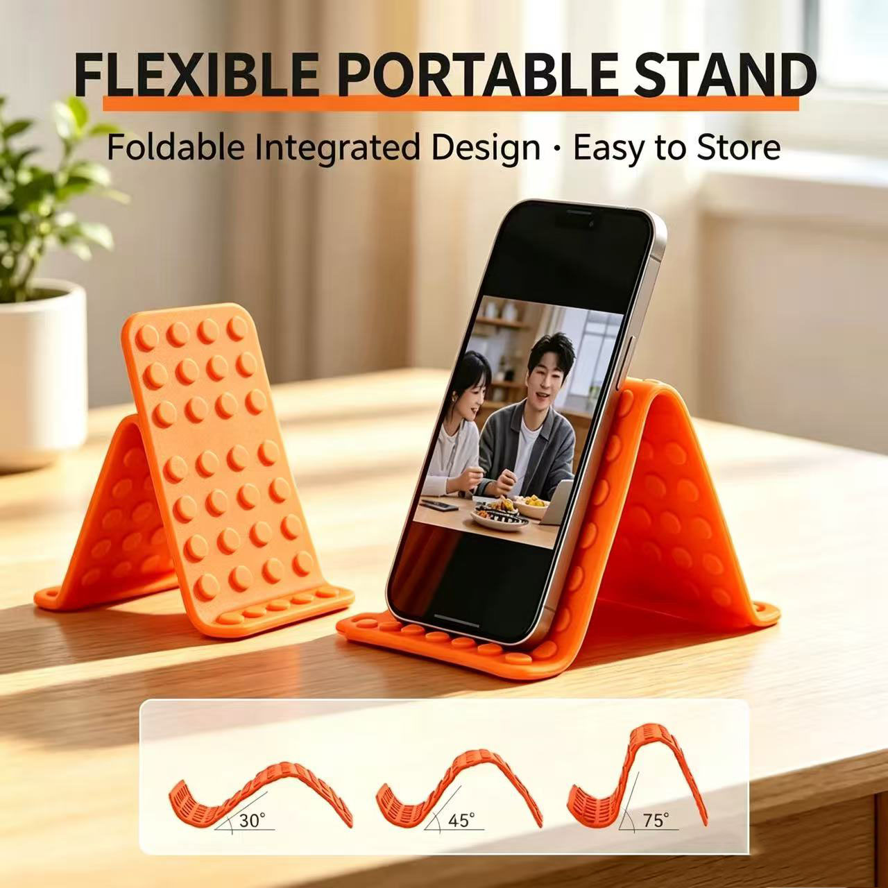 휴대용 범용 휴대폰 거치대 각도 조절 가능 실리콘 데스 - Tablet Holder Accessories 리뷰 및 가격