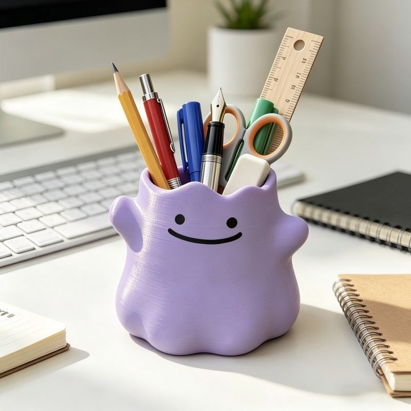 만화 캐릭터 펜 홀더 창의적인 수납 정리함 책상 장식  - Case With Pencil Holder 리뷰 및 가격