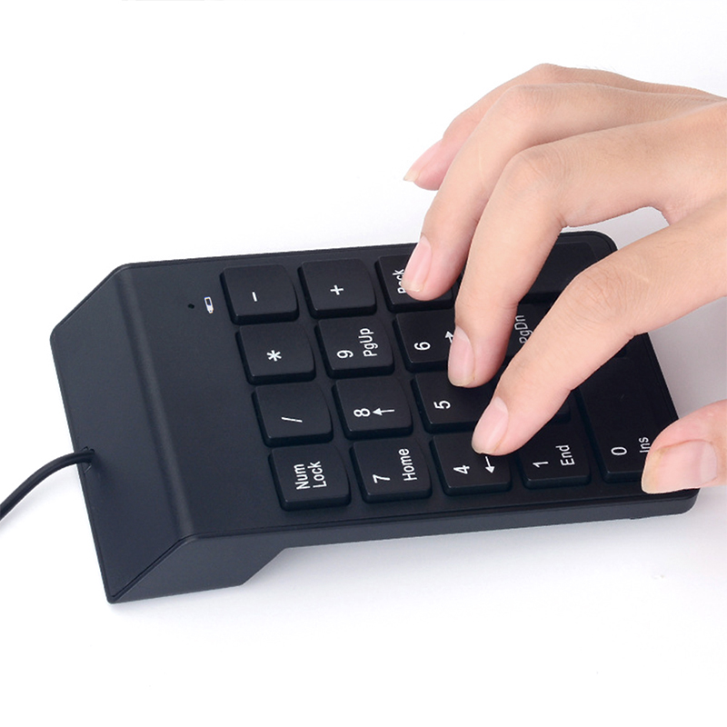 범용 USB 유선 키보드 미니 18 키 노트북 데스크탑 - Tablet Accessories Keyboard 리뷰 및 가격
