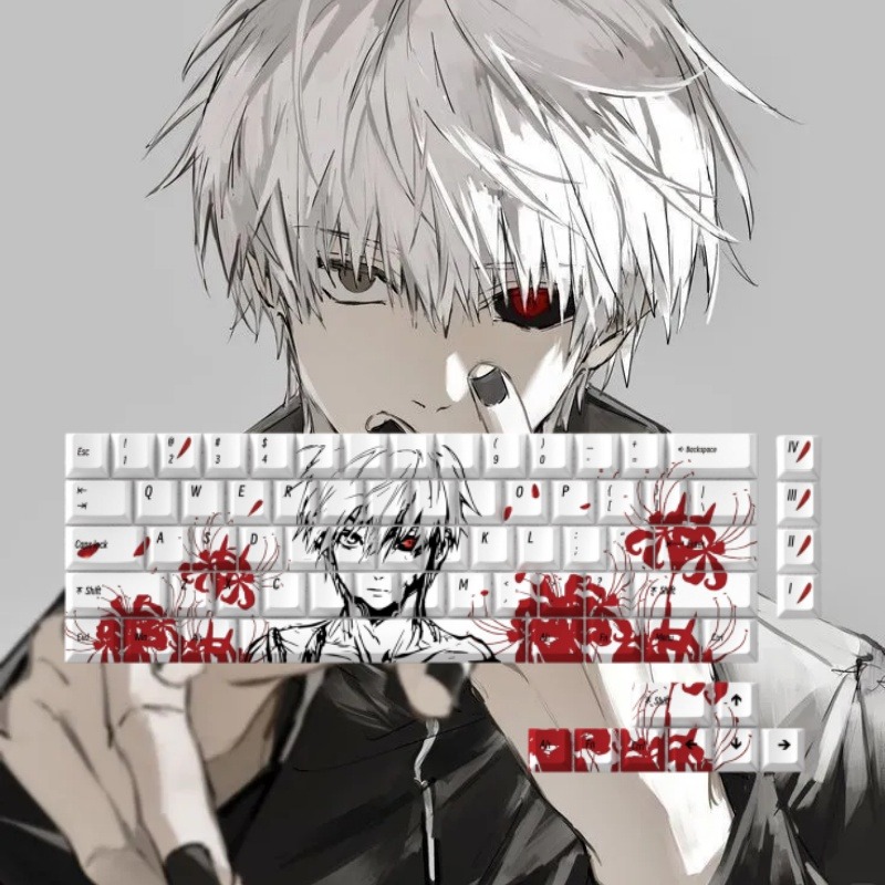 Tokyo Ghoul Kinki Ken Anime Ke - Tablet Accessories Keyboard 리뷰 및 가격