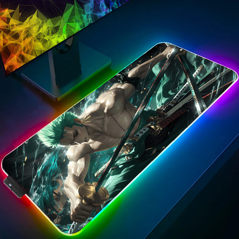 원피스 조로 마우스 패드 RGB 게임 액세서리 Gabi - Tablet Accessories Keyboard 리뷰 및 가격