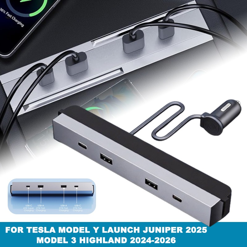센터 콘솔 차량용 어댑터 멀티 포트 65W 타입-C U - Usb Hub Type C 리뷰 및 가격