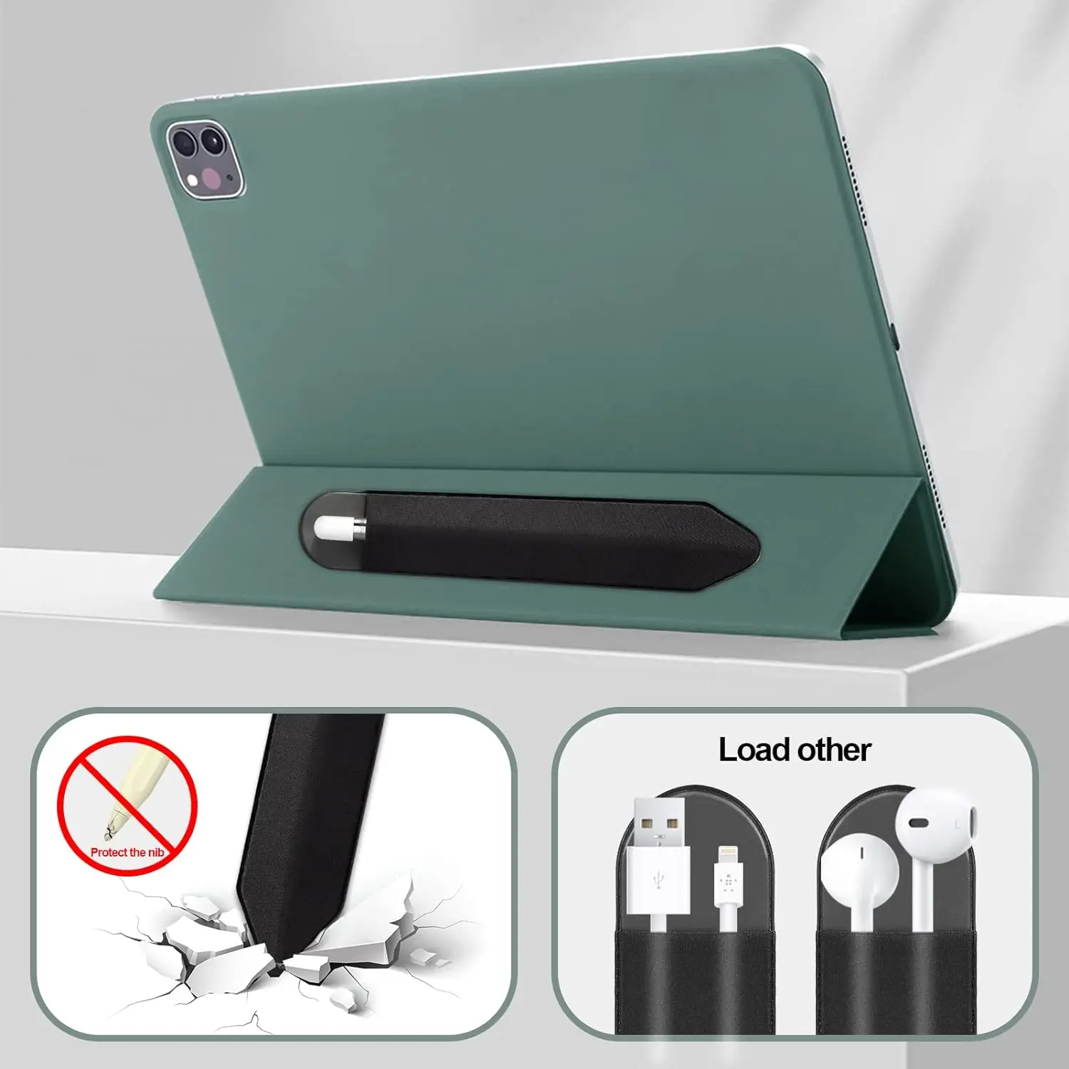 태블릿 터치 펜 파우치 가방 슬리브 스타일러스 홀더 애 - Case With Pencil Holder 리뷰 및 가격