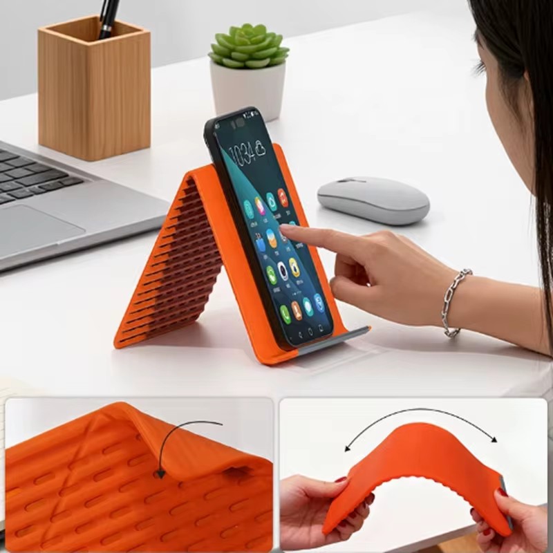 유연하고 접이식인 실리콘 폰 홀더, 휴대용 조절식 다각 - Tablet Holder Accessories 리뷰 및 가격
