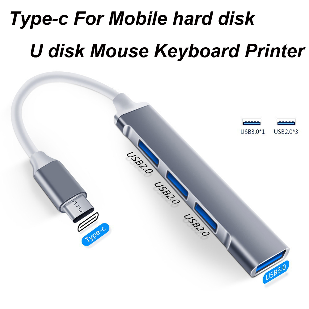 USB 3.0 타입-C 3.1 4포트 USB 허브 OT - Usb Hub Type C 리뷰 및 가격