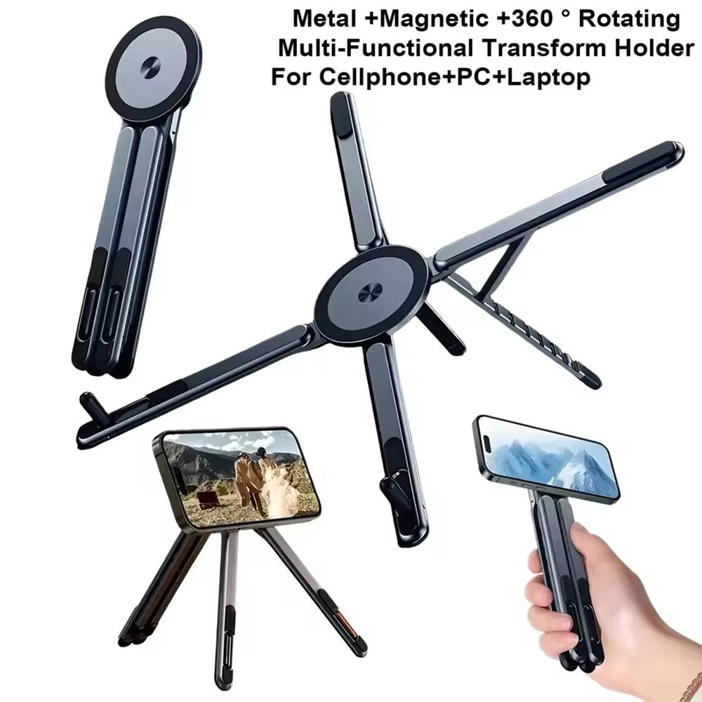 휴대용 자석식 휴대폰 거치대 & 셀카봉 3-in-1 접 - Tablet Holder Accessories 리뷰 및 가격