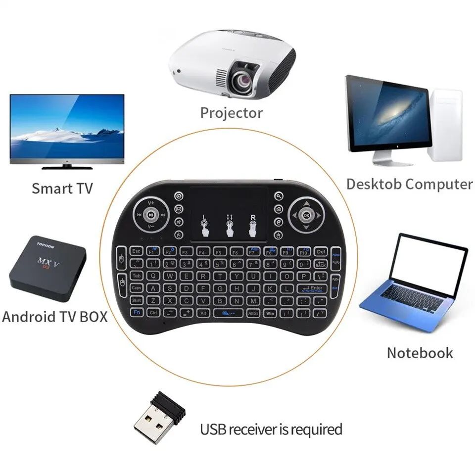 미니 무선 키보드 2.4GHz 백라이트 없음 마우스 터 - Accessories For Android Tablet 리뷰 및 가격
