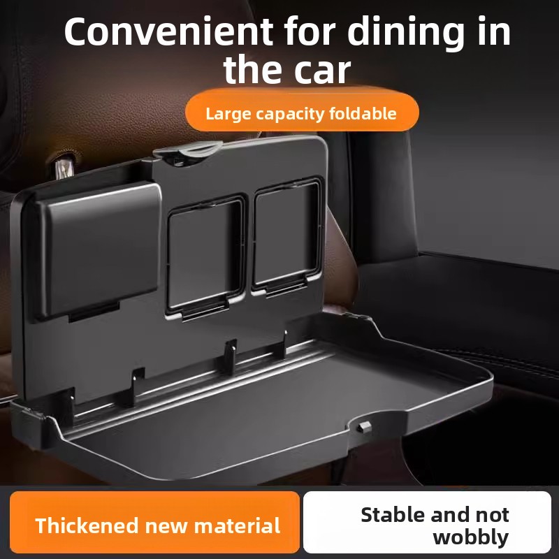 자동차 뒷좌석 접이식 식탁 - 컵홀더가 있는 대용량 차 - Tablet Car Accessories 리뷰 및 가격