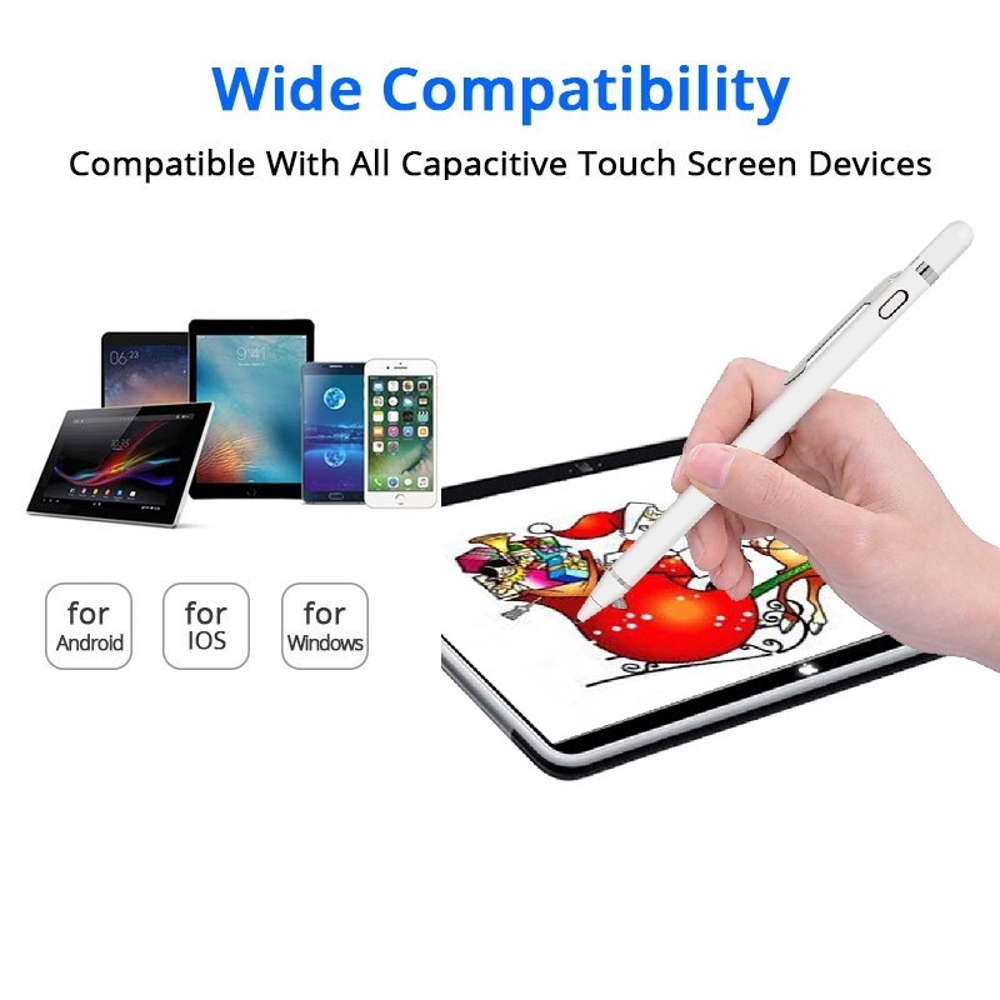 유니버설 정전식 액티브 스타일러스 터치스크린 펜 스마트 - Tablet Accessories For Kids 리뷰 및 가격